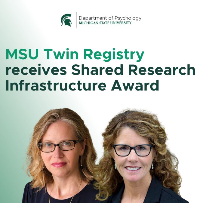 MSU Twin Registry Receives Inaugural Shared Research Infrastructure Awards