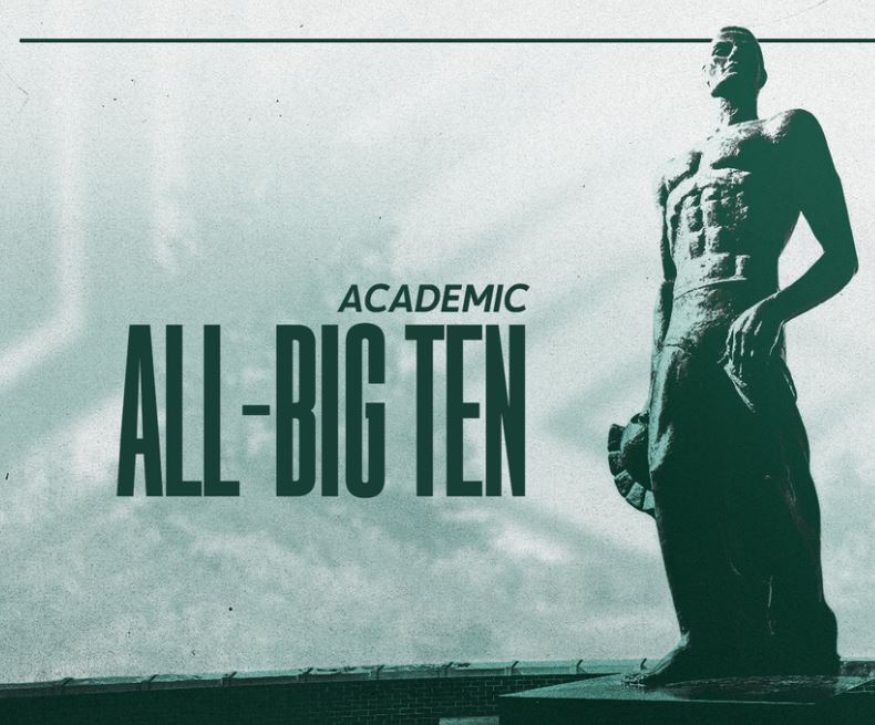 Seven MSU Psychology student-athletes earn Academic All-Big Ten Honors for Fall 2023 