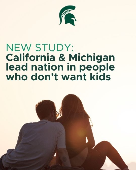 California, Michigan lead nation in people who don’t want kids