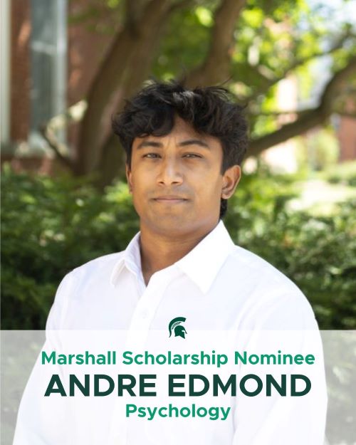 A headshot of Andre Edmond 
