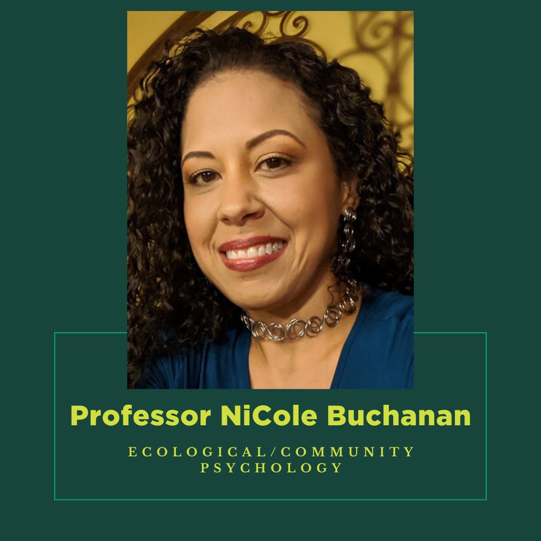 Dr. NiCole Buchanan smiles at the camera