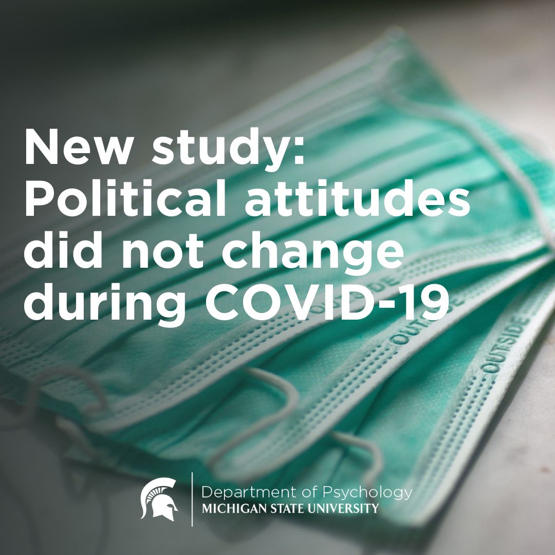 New research: Political attitudes did not change during COVID-19 pandemic